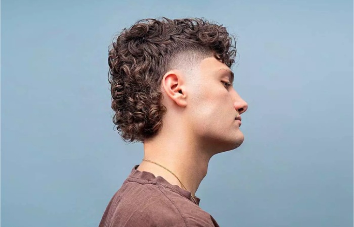 Curly Hair Mullet