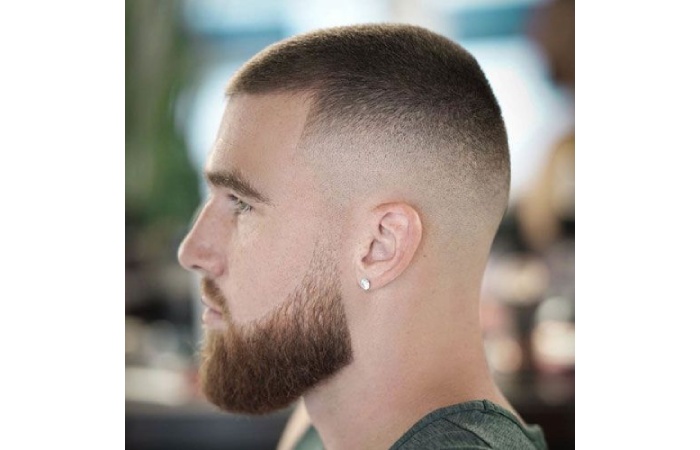 Short Hair Mullet with Buzz Cut